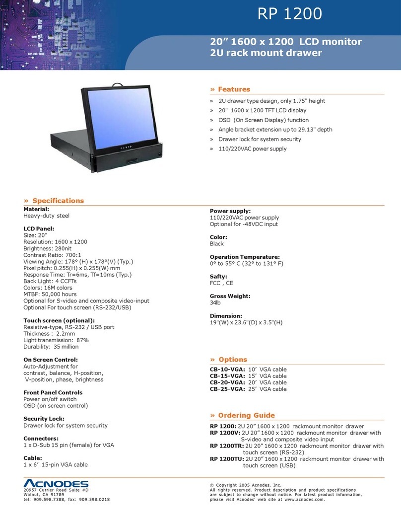Acnodes RP 1200 User manual