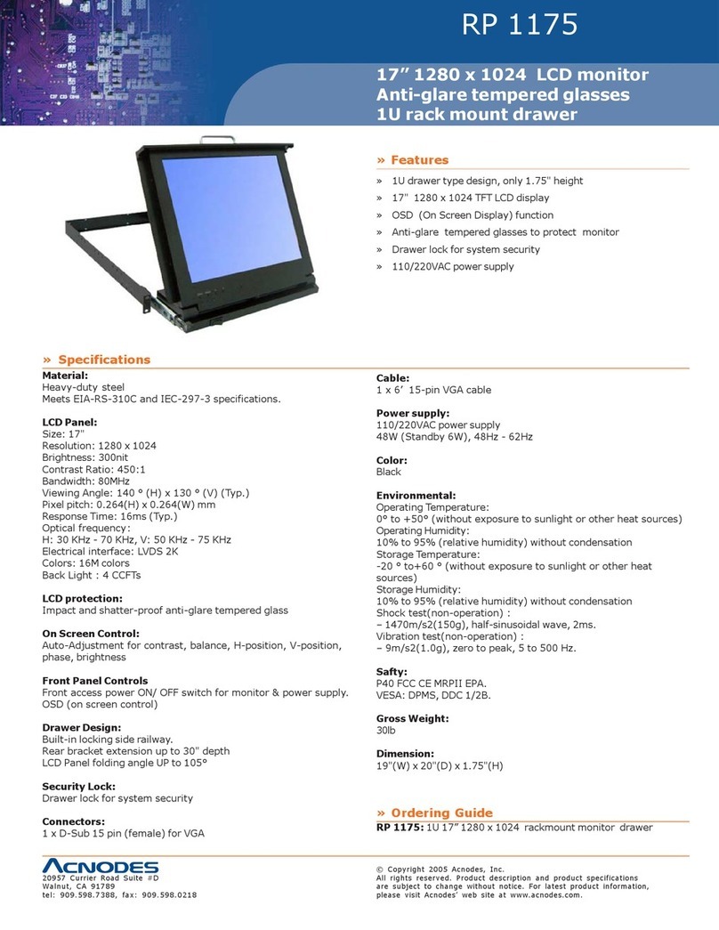 Acnodes RP 1175 User manual