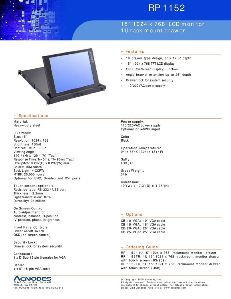 Acnodes RP 1152 Specifications