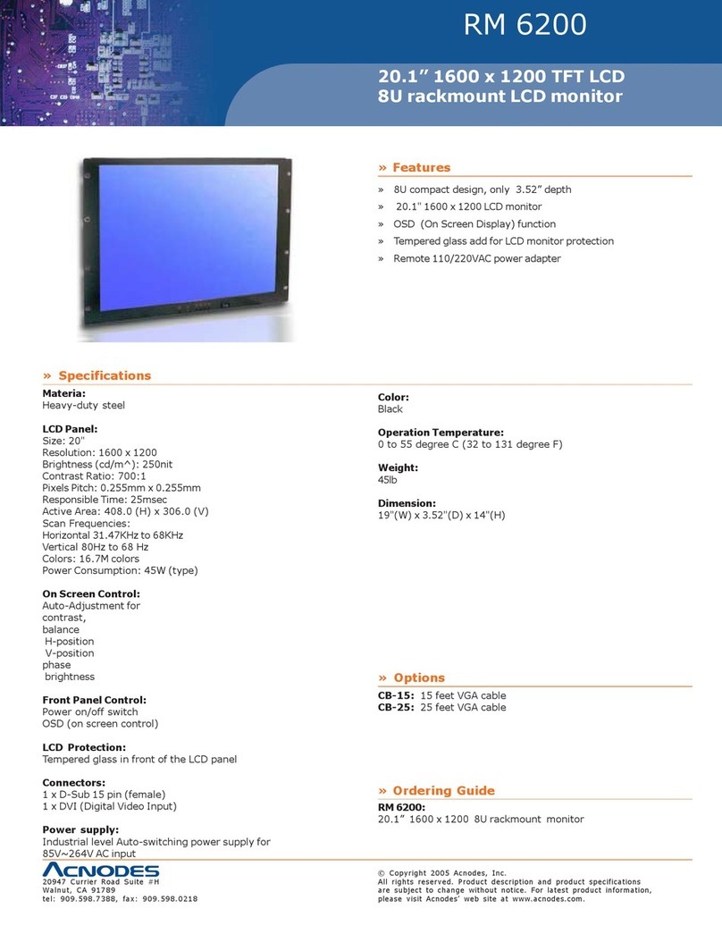 Acnodes RM 6200 Specifications