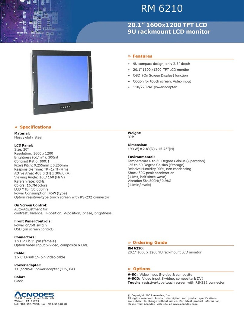 Acnodes RM 6210 User manual