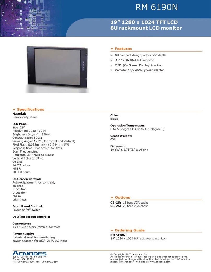 Acnodes RM 6190N User manual