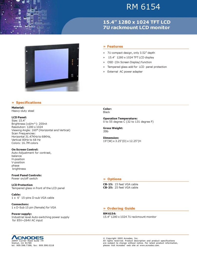 Acnodes RM 6154 User manual