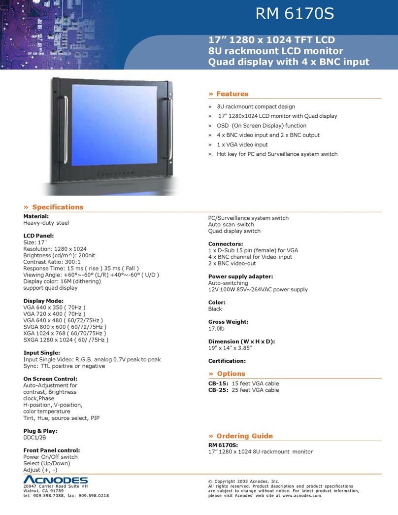 Acnodes RM 6170S User manual