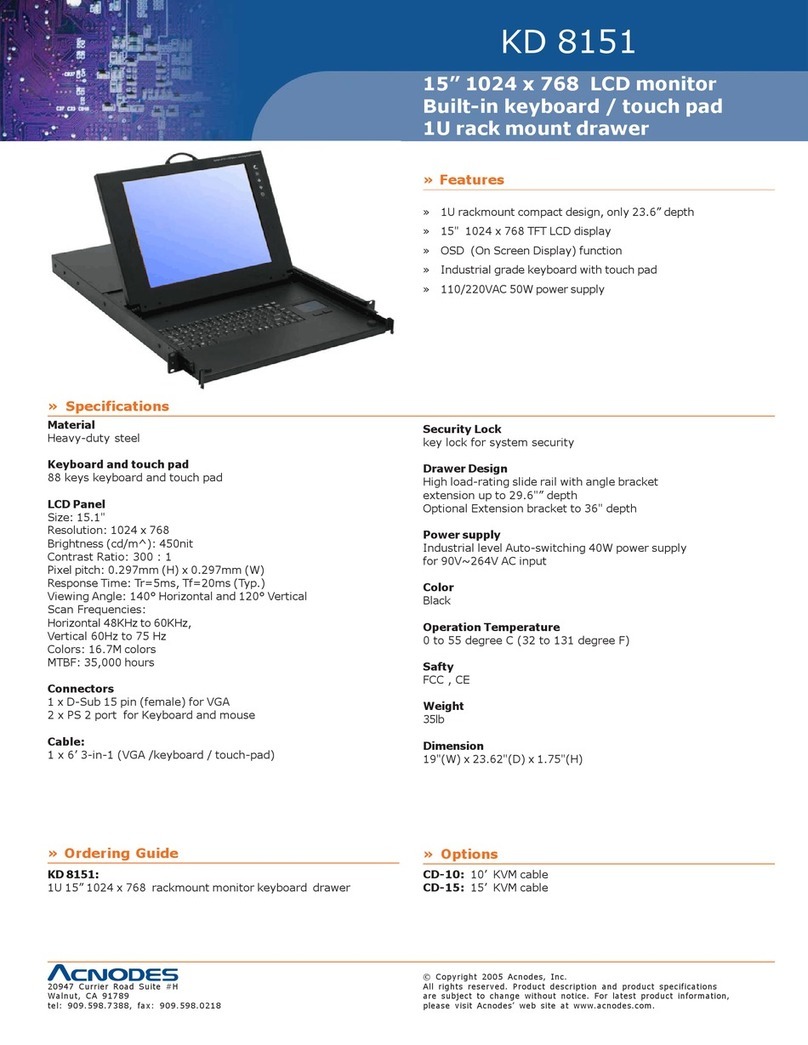 Acnodes KD 8151 User manual