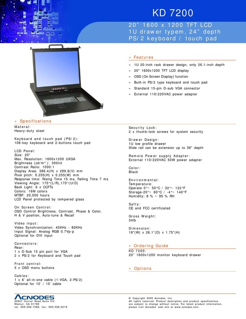 Acnodes KD 7200 User manual