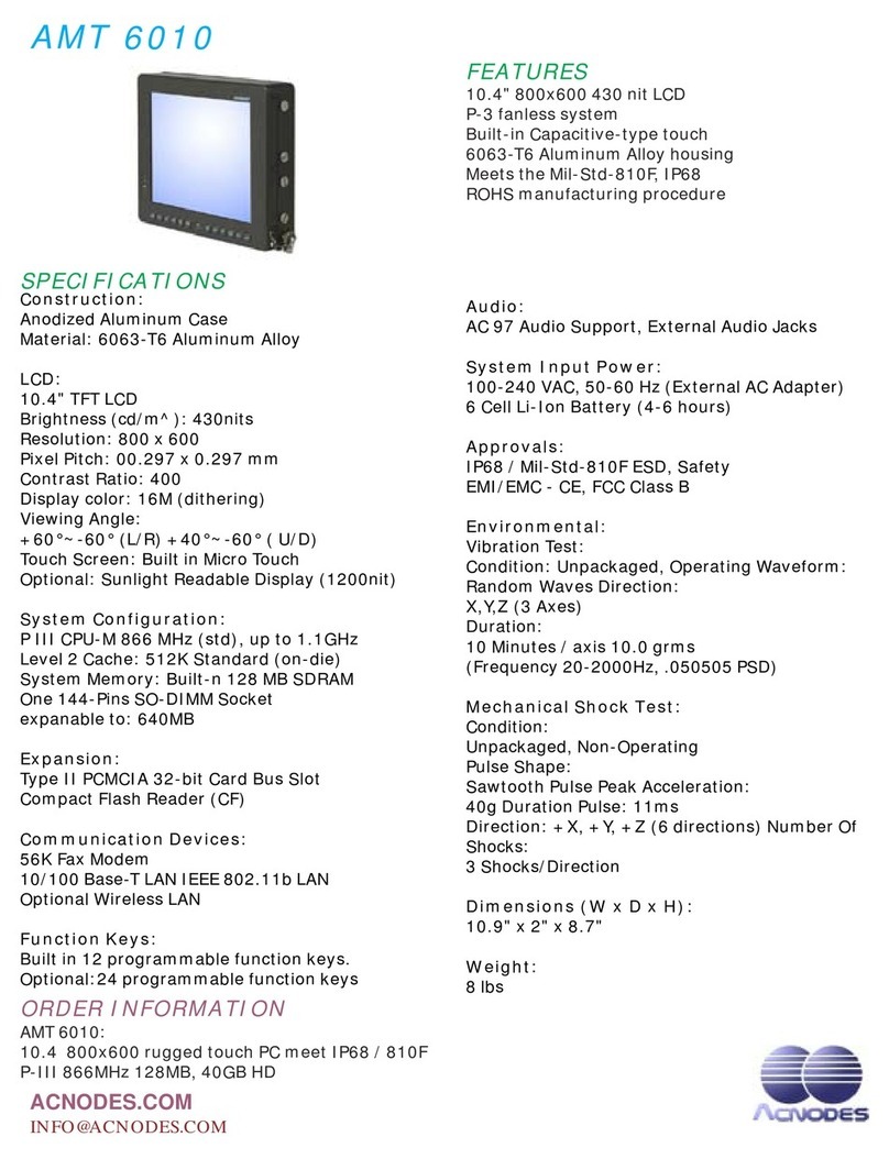 Acnodes AMT 6010 User manual