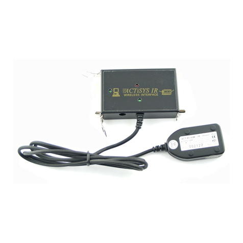 ACTiSYS IR100M User manual