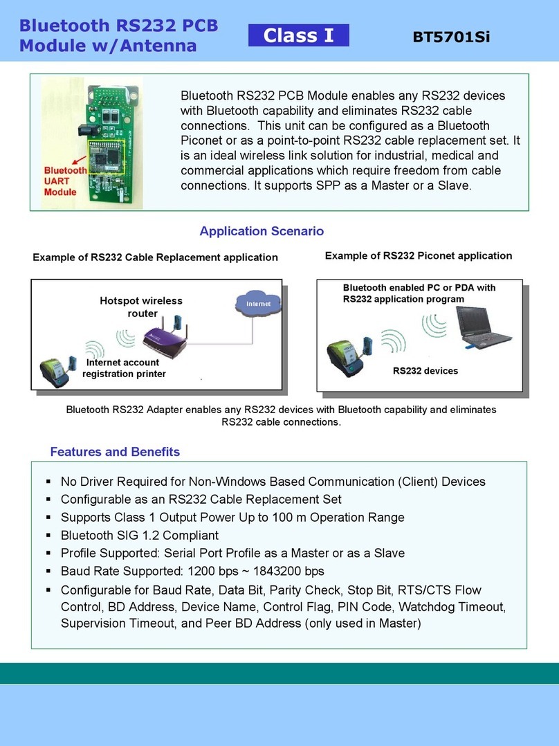 ACTiSYS BT5701Si Specifications