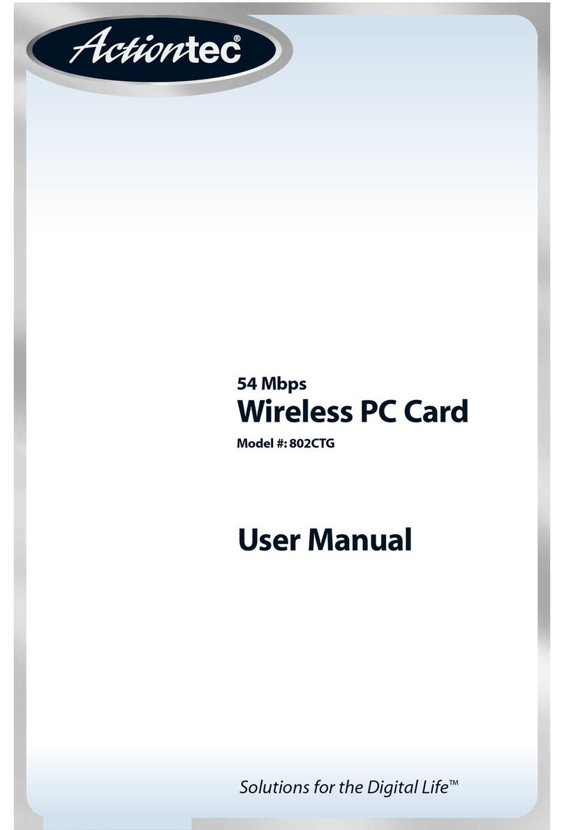 ActionTec 802CTG user manual ActionTec 802CTG user manual