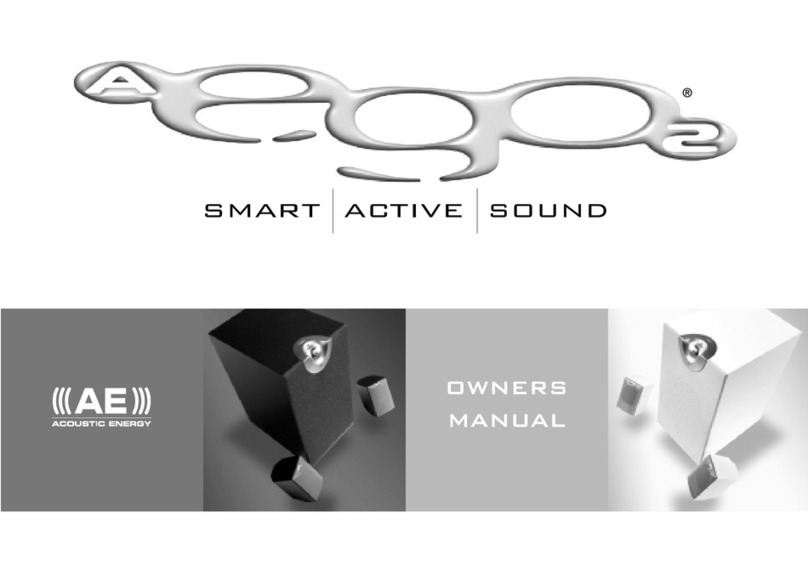 Acoustic Energy Aego P5 User manual