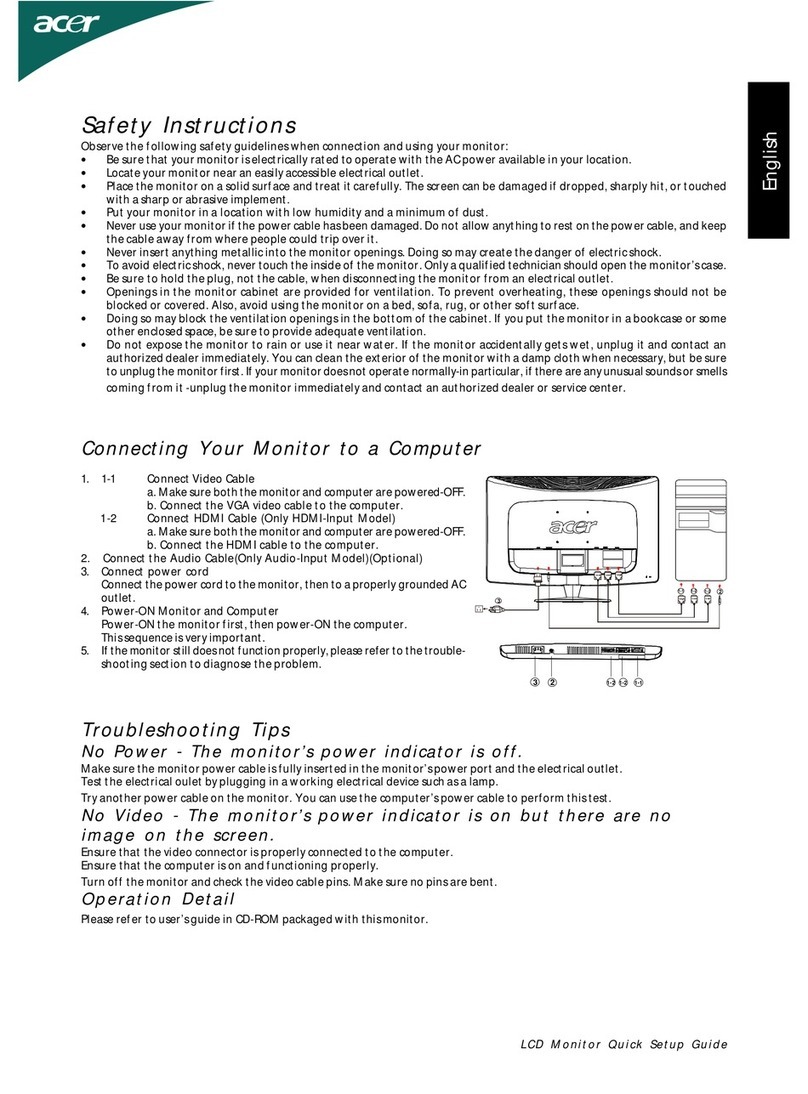 Acer HS244HQ User manual