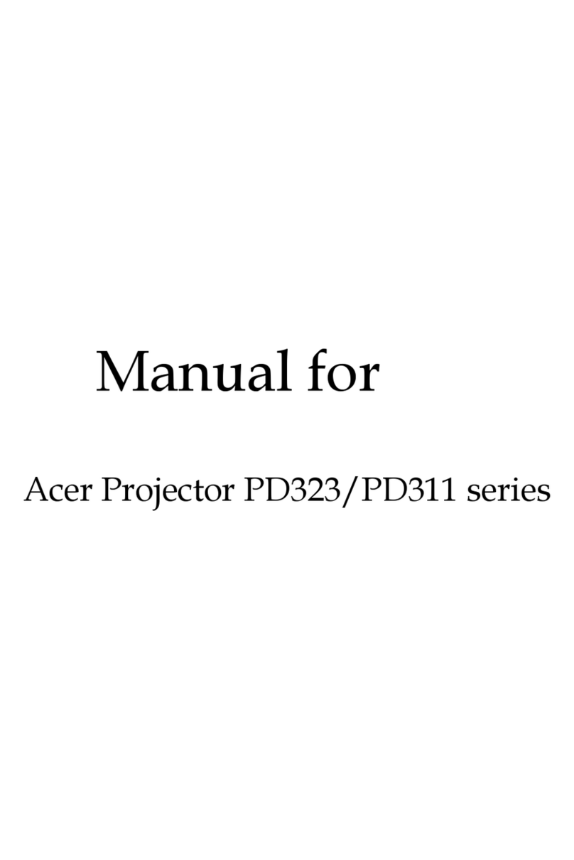 Acer PD311 series User manual