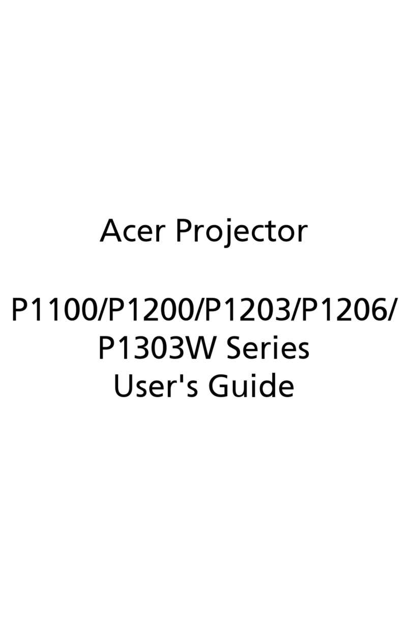 Acer P1303W Series User manual