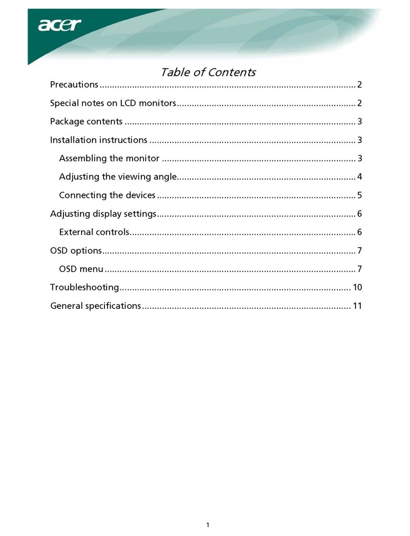 Acer X241W User manual