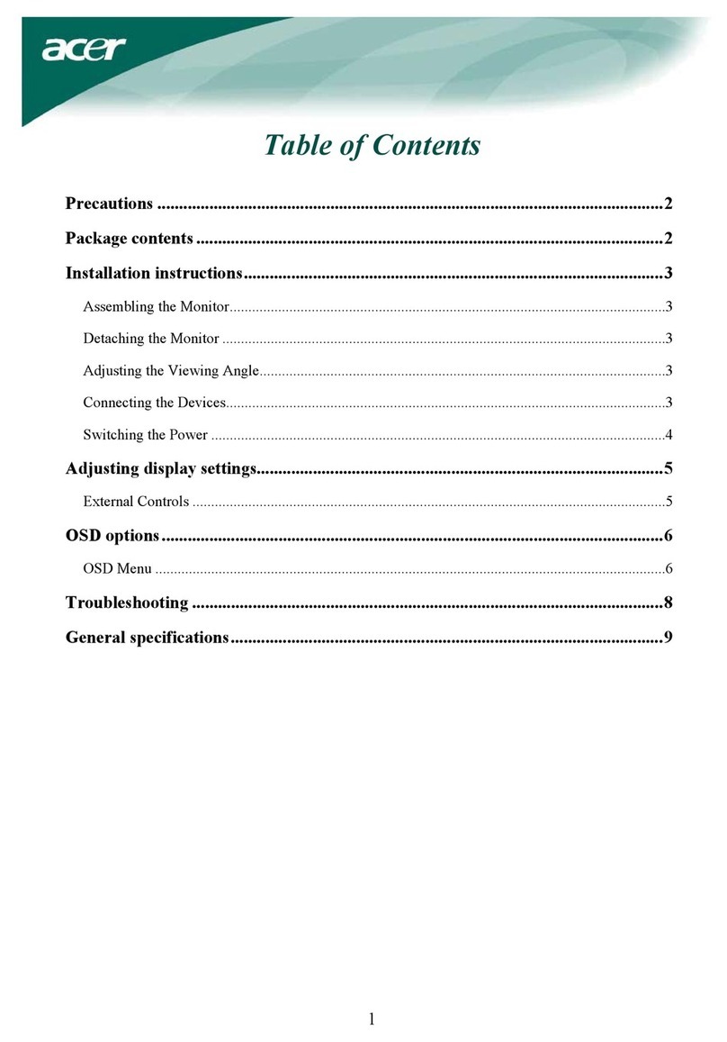Acer AL1511 User manual