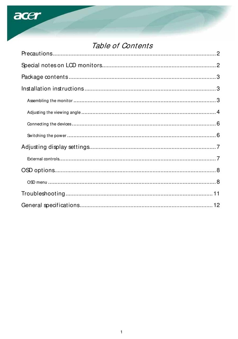 Acer AL2423 User manual