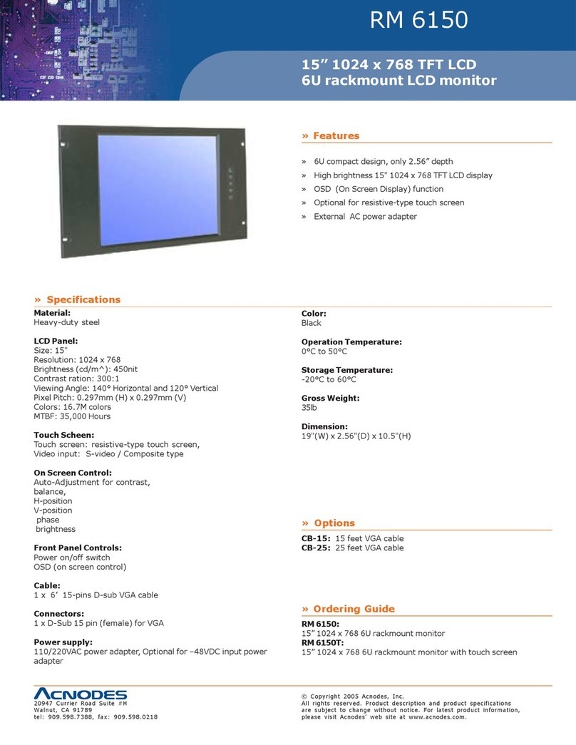 Acnodes RM 6150 User manual