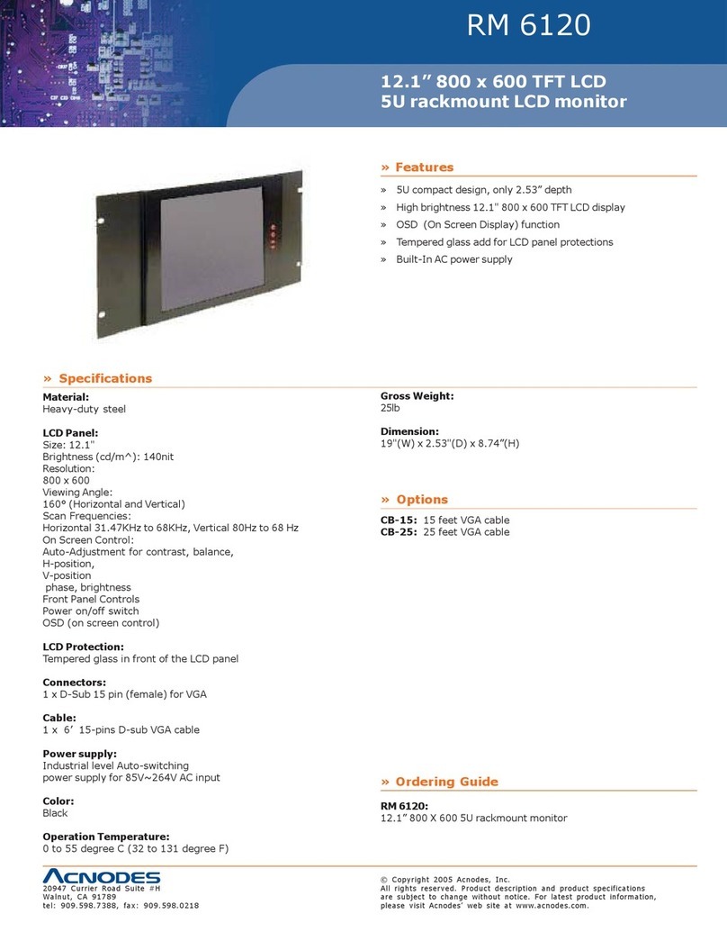 Acnodes RM 6120 User manual
