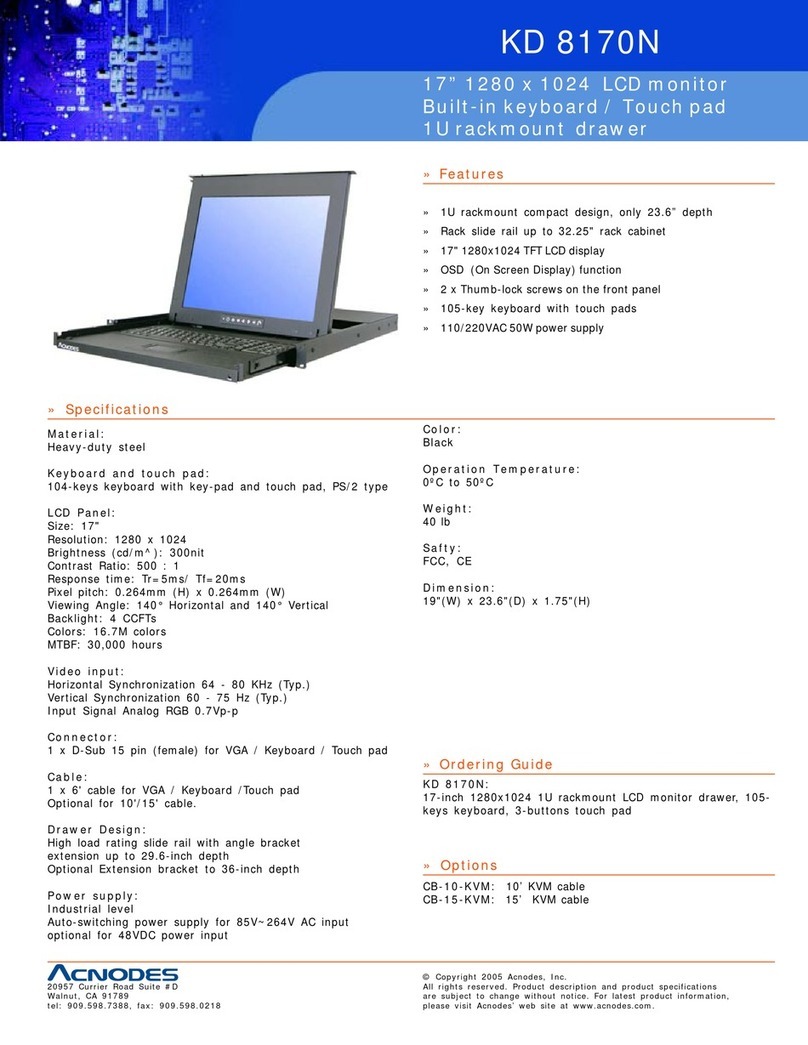 Acnodes KD 8170N User manual