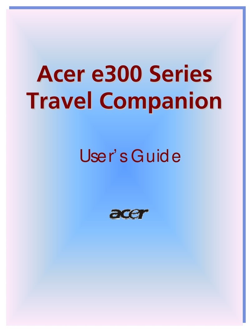 Acer e300 Series User manual