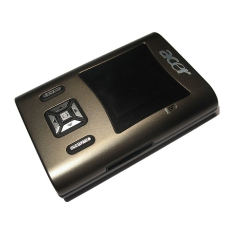 Acer MP-340 20GB User manual