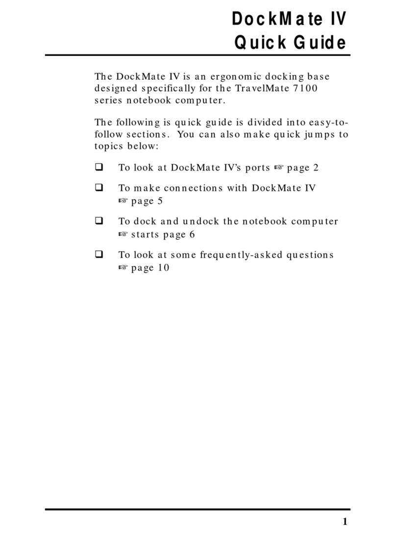 Acer Dock IV quick guide