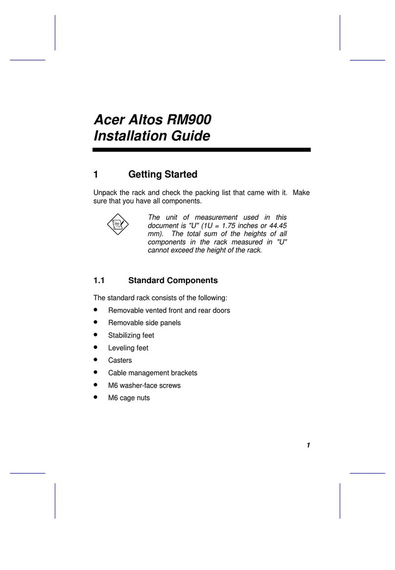 Acer Altos RM900 User manual