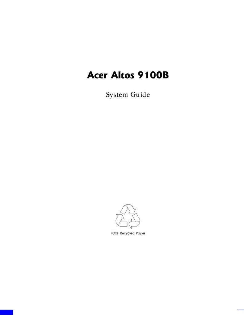 Acer Veriton 9100 Parts list manual