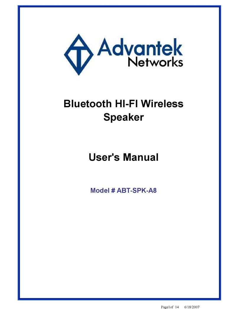 Advantek Networks ABT-SPK-A8 User manual
