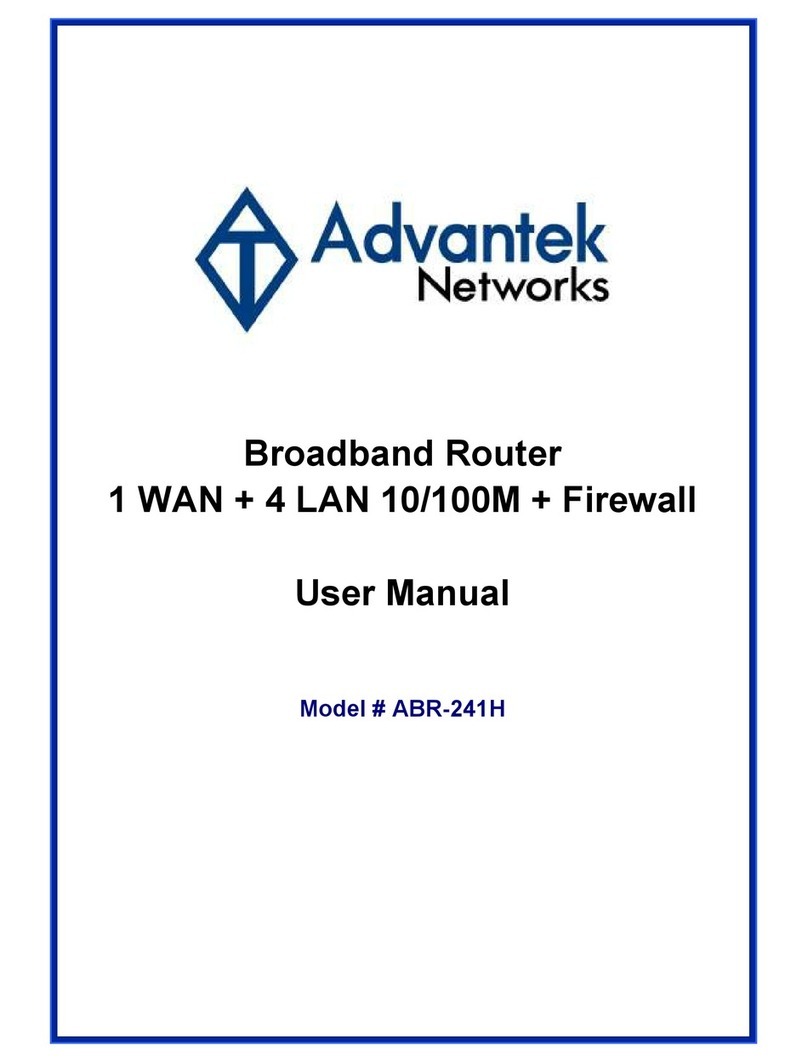 Advantek Networks ABR-241H User manual