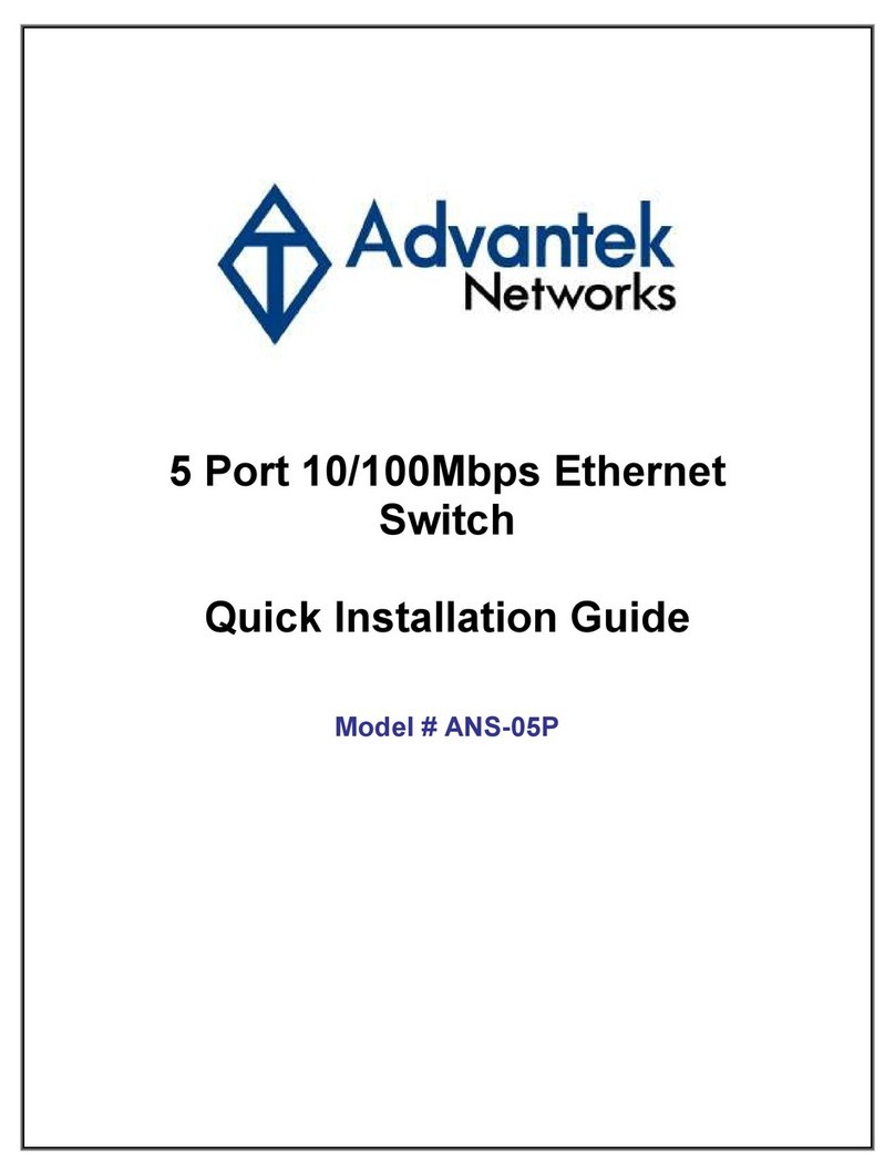 Advantek Networks ANS-05P Quick install guide