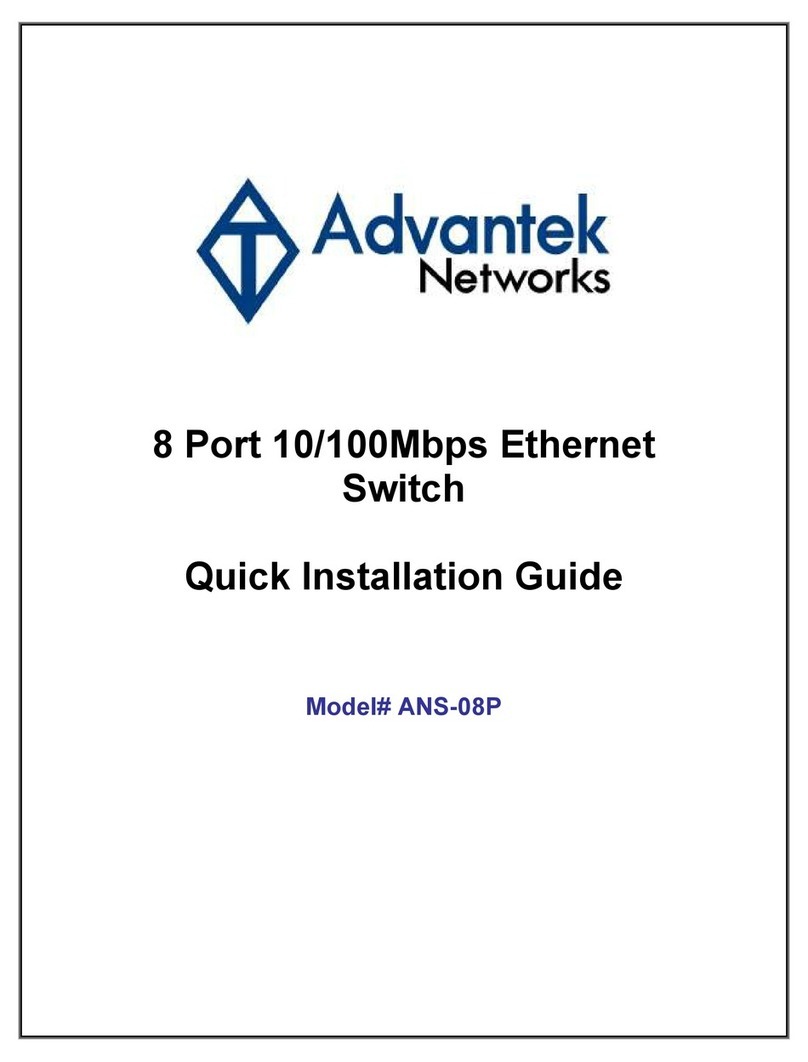 Advantek Networks ANS-08P User manual