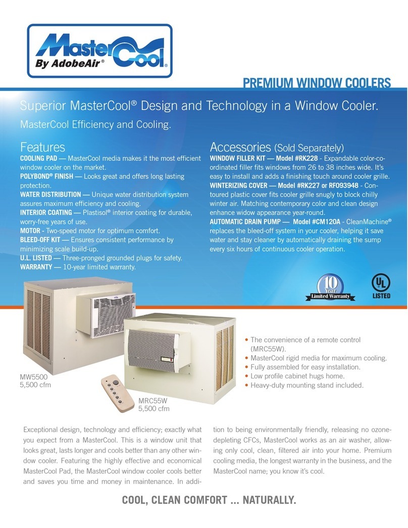 AdobeAir MRC55W User manual AdobeAir MRC55W User manual