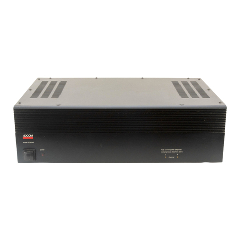 Adcom GFA-545 User manual