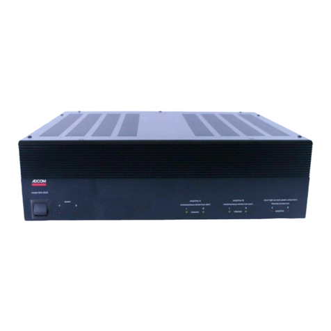 Adcom GFA-2535L User manual Adcom GFA-2535L User manual