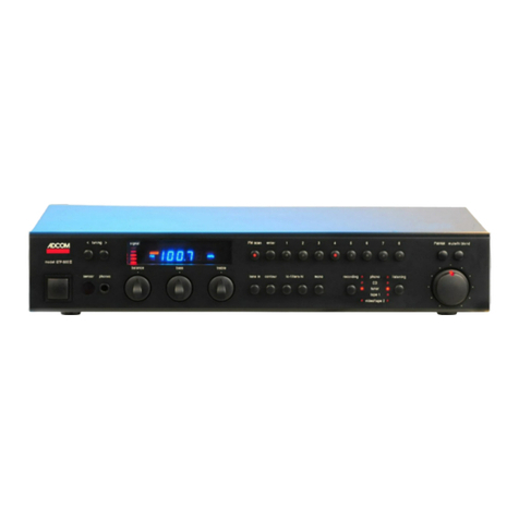 Adcom GTP-500II User manual Adcom GTP-500II User manual
