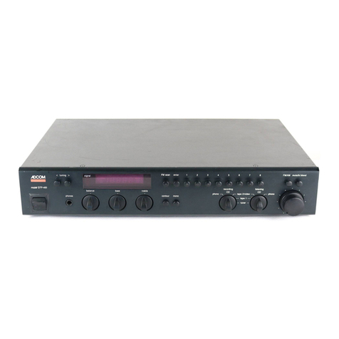 Adcom GTP-400 User manual Adcom GTP-400 User manual