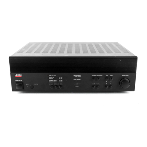 Adcom GSP-560 User manual