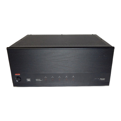 Adcom GFA-7500 owner's manual