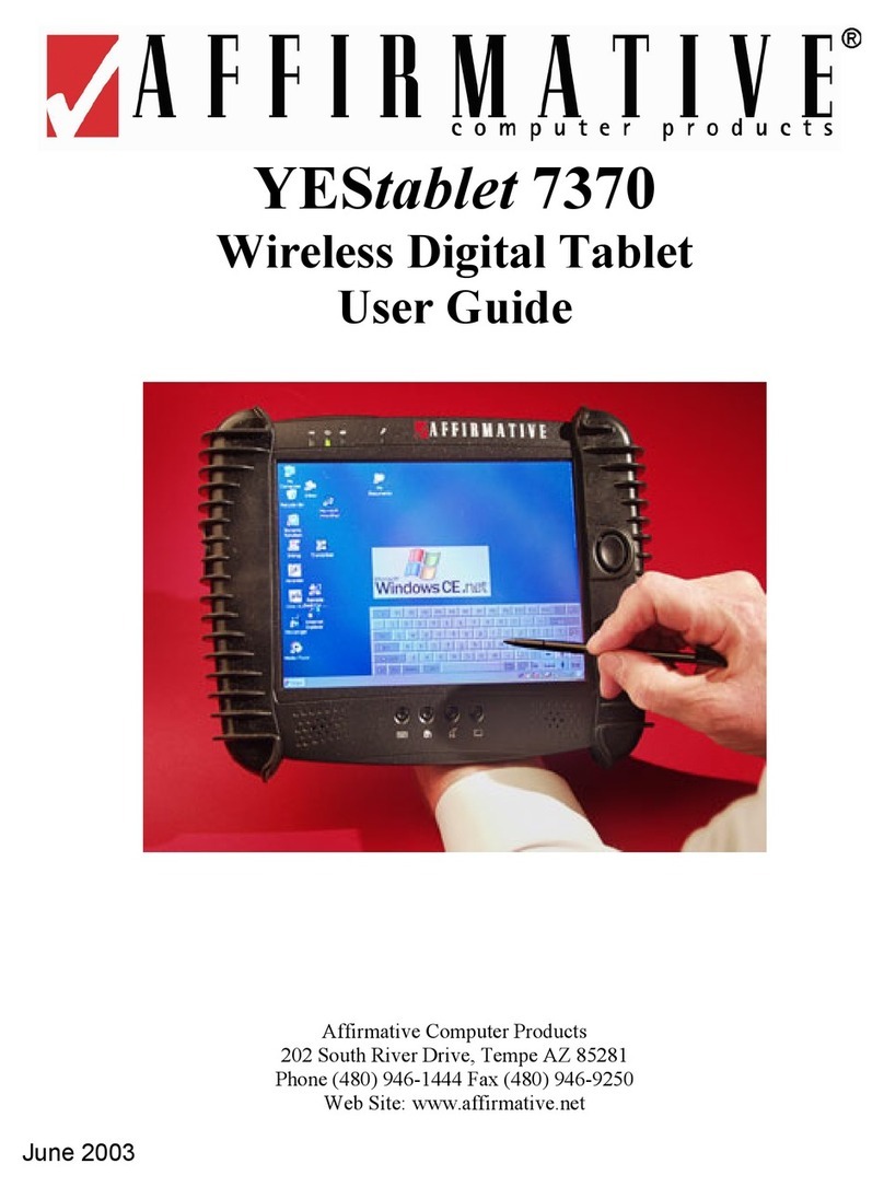Affirmative YEStablet 7370 user guide