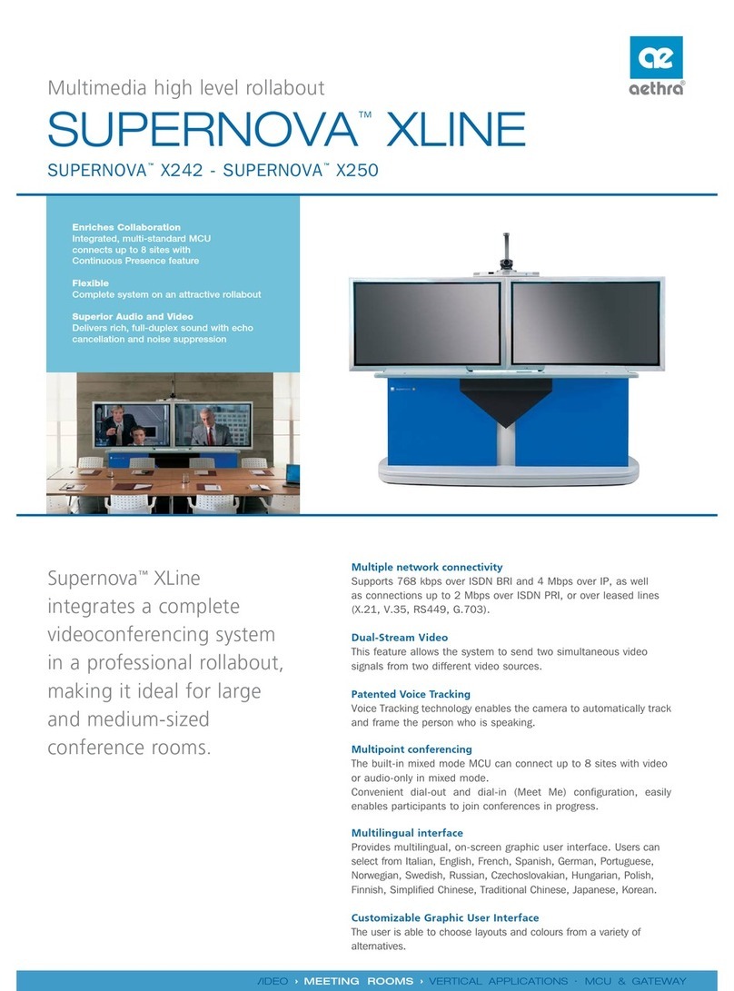 Aethra SUPERNOVA X242 User manual