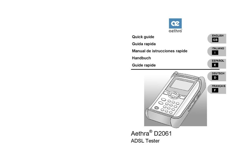 Aethra D2061 Lite User manual