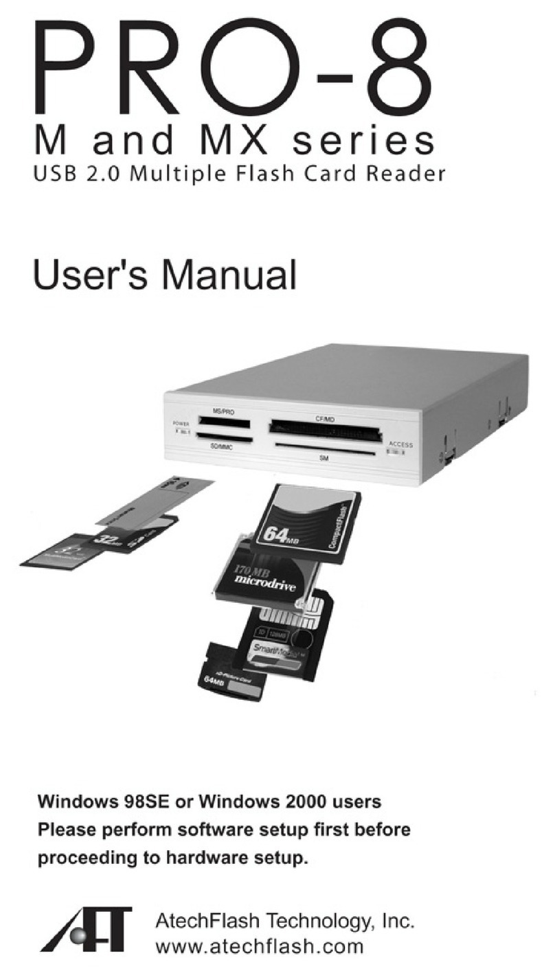 Atech Flash Technology PRO-8M User manual