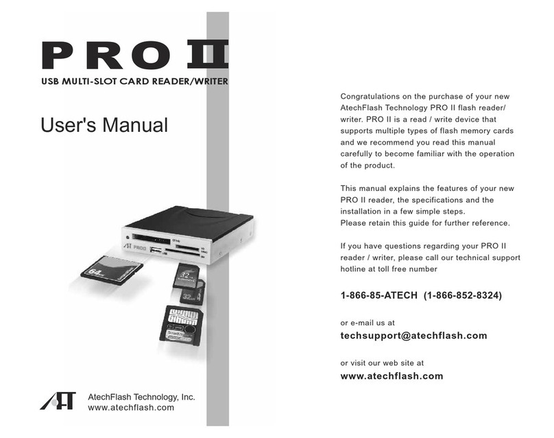 Atech Flash Technology PRO II user manual Atech Flash Technology PRO II user manual
