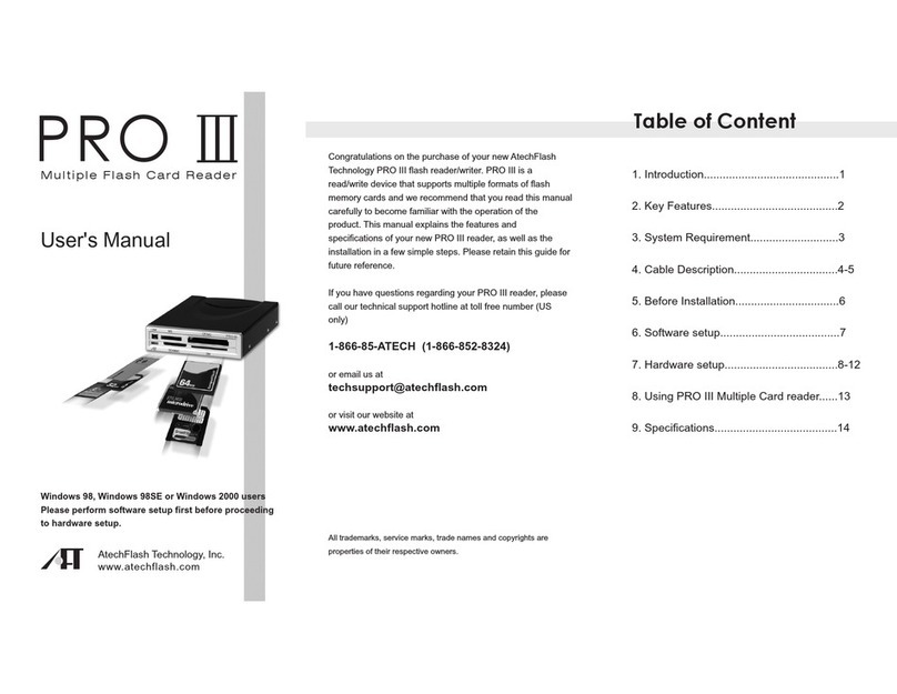 Atech Flash Technology PRO III User manual