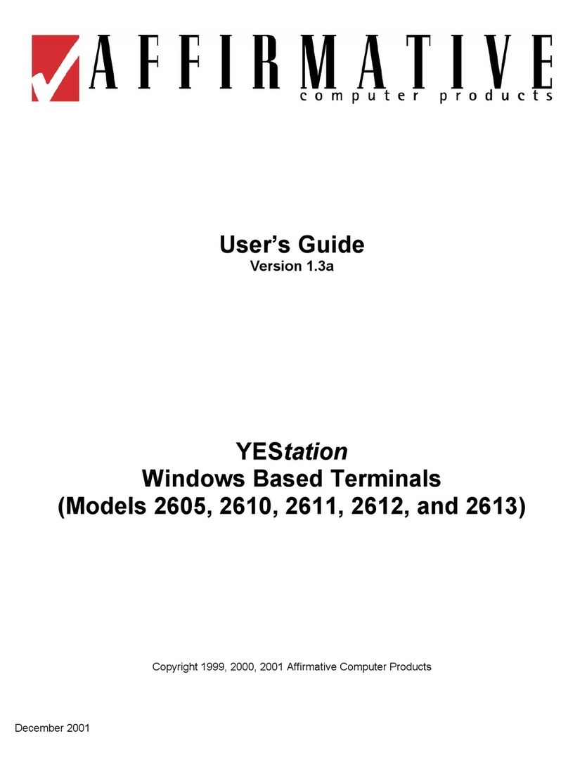 Affirmative 2605 user guide