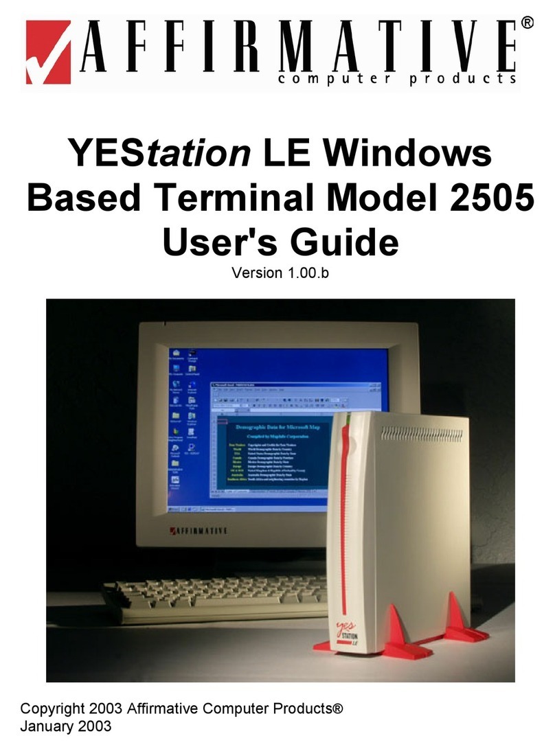 Affirmative 2505 user guide