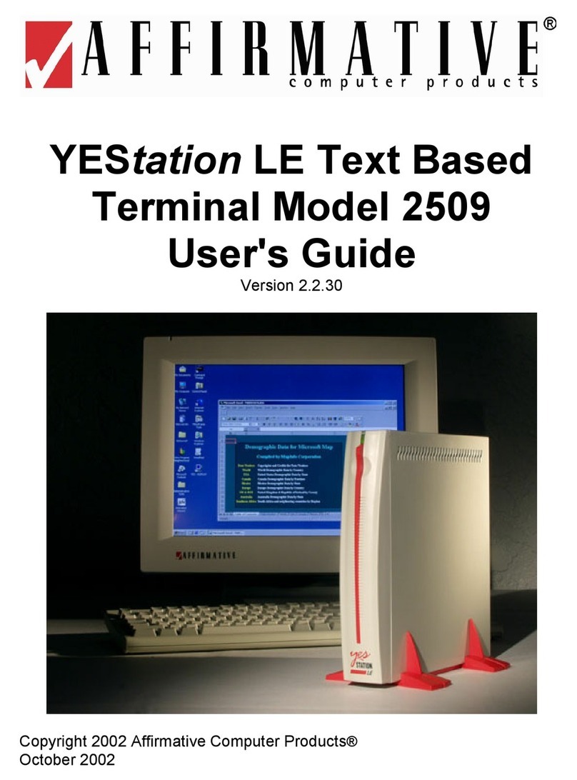 Affirmative 2509 user guide
