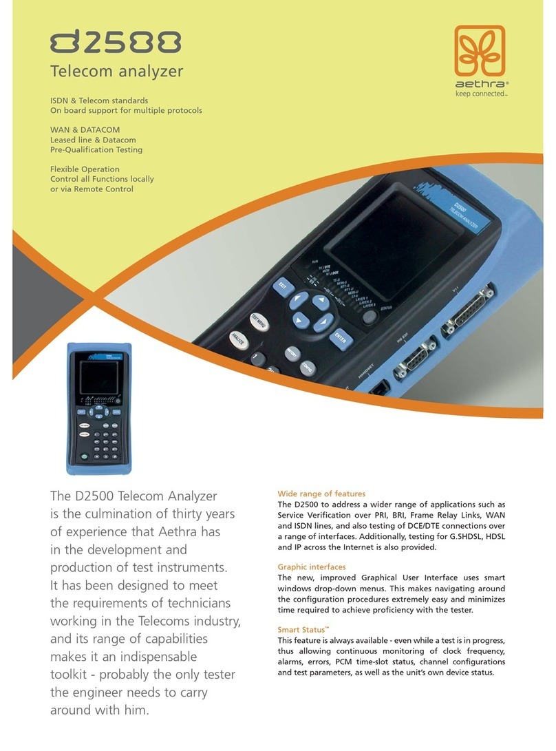 Aethra D2500 Specifications